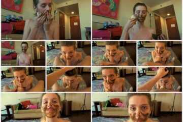 Maria Anjel – Step-Bro Catches me playing with poop POV