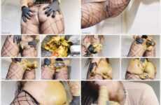 VidaFoxx – Messy Smearing and Super Shitty Anal Play
