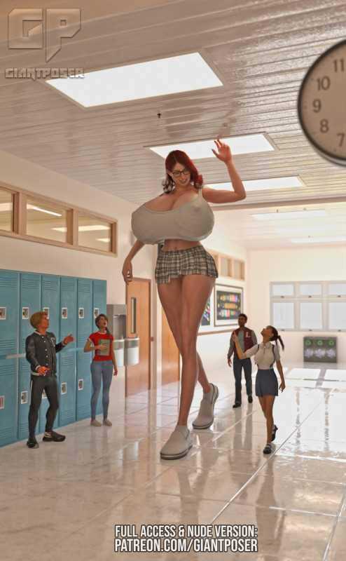 GiantPoser - Huge College Girl