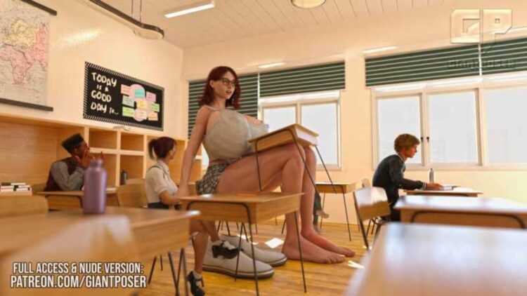GiantPoser - Charlotte in the Classroom
