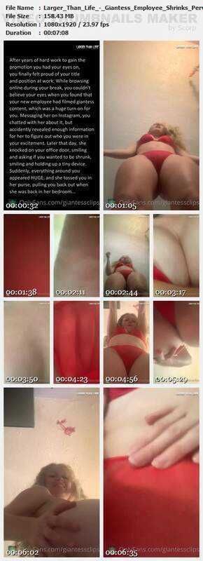 Larger Than Life - Giantess Employee Shrinks Perv Boss starring Sugar Larger Than Life - Giantess Employee Shrinks Perv Boss starring Sugar