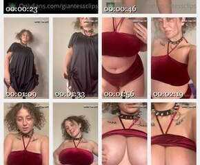 Larger Than Life - Giantess Shows Off Her Massive Boobs starring Charlie Pryde
