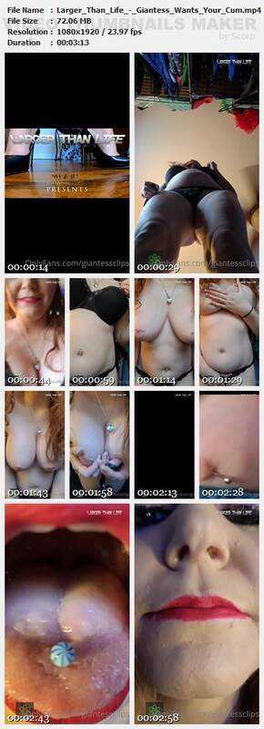 Larger Than Life - Giantess Wants Your Cum Larger Than Life - Giantess Wants Your Cum