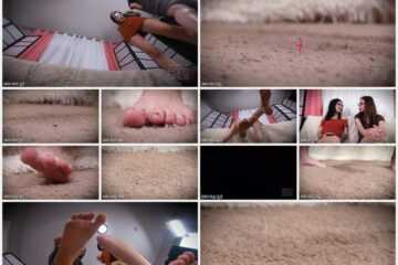 Bratty Foot Girls - Des Lexi Teen Twins Trampling over the Tiny