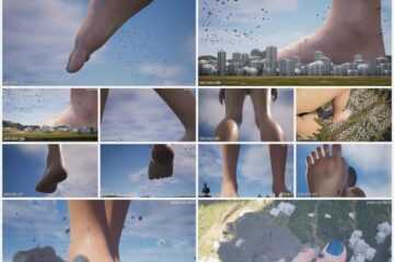 FoFe3D - Giantess Walking on a Town