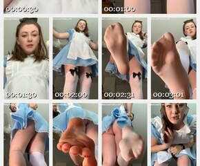 Larger Than Life - Freckled In Wonderland Giantess Feet