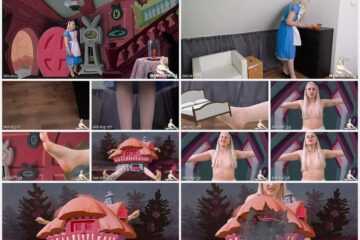 Diane Chrystall - Growing Into Giantess Alice In Wonderland