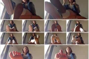 French Girls Feet - Hannas Tiny Cuckold Foot Slave