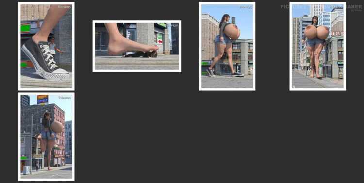 GiantPoser - Emily - Watch your steps!