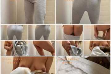 Marinayam19 - Shit in tight white sweatpants