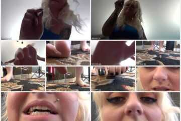 Southern Giantess - A Tiny Couple Gets Trapped Under Coras Mercy