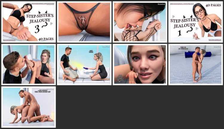 Tian3d - Step-Sister Jealousy 1-3