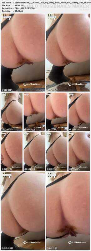 KatherineFarts - Wanna lick my dirty hole while Im farting and sharting    2024-11-02 06 38