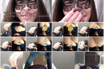 PooAlina - Alina is powerful pooping in mouth after constipation 4 days