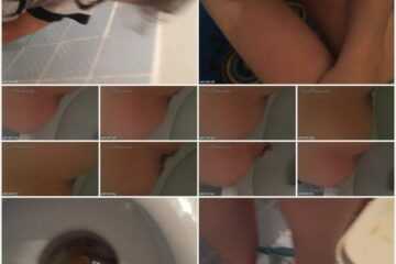 PooAlina - Alina records selfie on the toilet