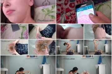 PooAlina - Real morning of Alina and her toilet slave