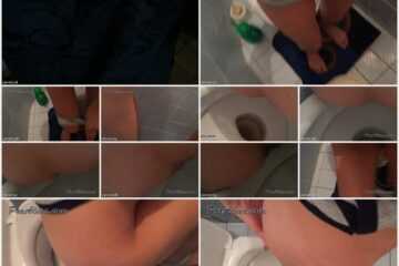 PooAlina - Sweet morning selfie on the toilet. Dirty panties!
