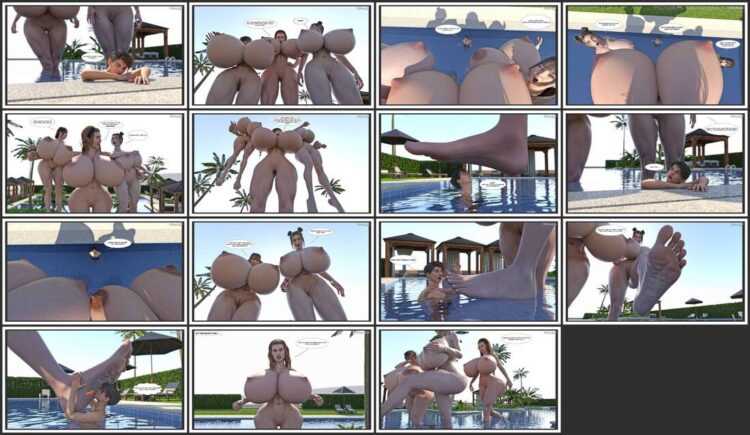 GiantPoser - Goddess Resort: Bella X Kimberly X Emily