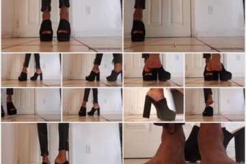 Chocolate Foot Goddess - Giantess Red Toe Appeal SFX