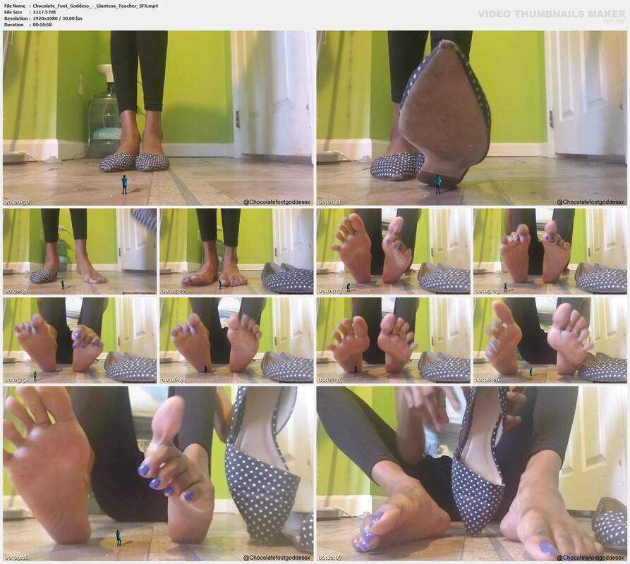 Chocolate Foot Goddess - Giantess Teacher SFX Chocolate Foot Goddess - Giantess Teacher SFX