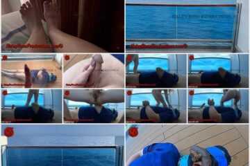 Haley Rose - Cruise Ship Balcony Shit Feeding