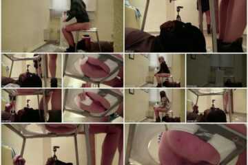 Human live toilet for mistress