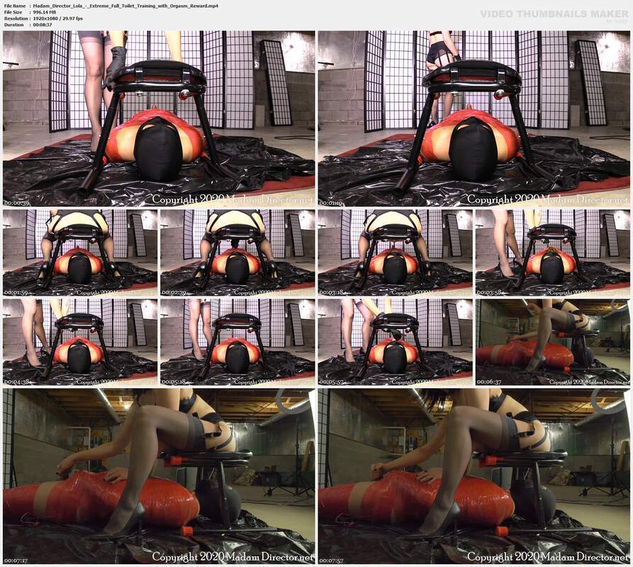 Madam Director Lola - Extreme Full Toilet Training with Orgasm Reward