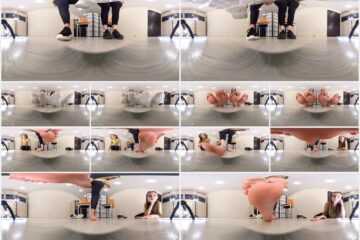 Under Giantess Soles - Erin Ashley Punishment For Nasty Roommate Vr 360 4K