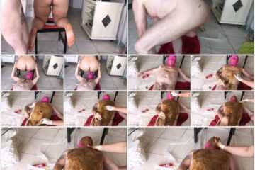 girlsscatandpiss вЂ“ Enema and I shit a lot on the slave