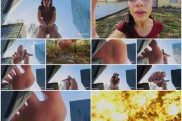 Bratty Foot Girls - Day Of The Giantess Ama Rio
