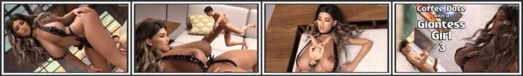 Coffee Date with a Giantess Girl 3 By EMK3D