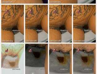 Inked Bambi Scat Collection - Enema Close up