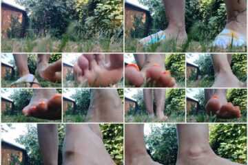 Miss FairTrade Feet - Giantess At The Garden