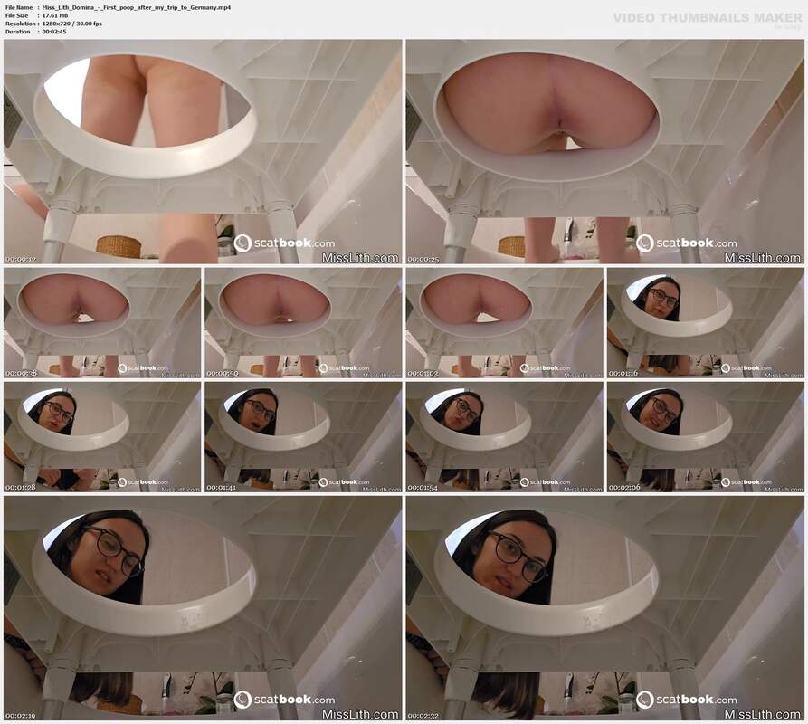 Miss Lith Domina - First poop after my trip to Germany
