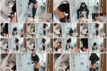 Mistress Luciana - Dumme Versagertoilette im Hotel
