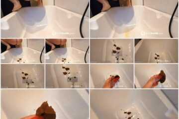 Mistress Luciana - In die Badewanne gekackt