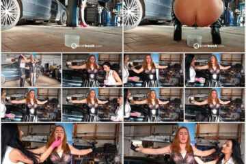 Mistress Luciana - In the workshop there is shit for breakfast
