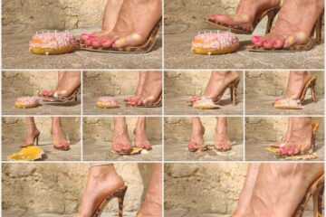 AtomicToez - Giantess and Tiny Sprinkles Pastry Crush With High Heels