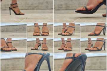 AtomicToez - Giantess with french pedicure and speck under her high heels