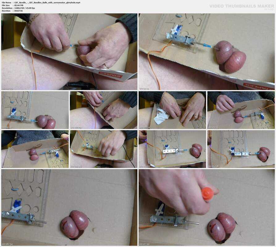 CBT Needle - CBT Needles Balls with servomotor gloryhole