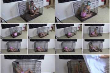 Diaper Fetish - Pastel Locked in Cage