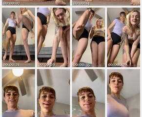 Goddess Tall Tasha - Giantess Tasha And Blondi Stomp A City