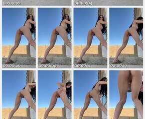 Kaitlyn Katsaros - First pee pee in my backyard
