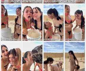 Kaitlyn Katsaros - Outdoor Puke Fun with Darryl Dowe