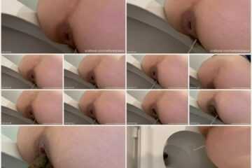 Kaitlyn Katsaros - Pushing out my morning poop