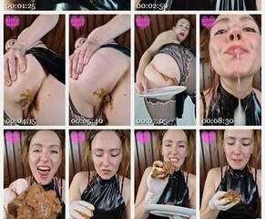 Kitty Skatt - POV Spit Shit Feed Femdom in Latex