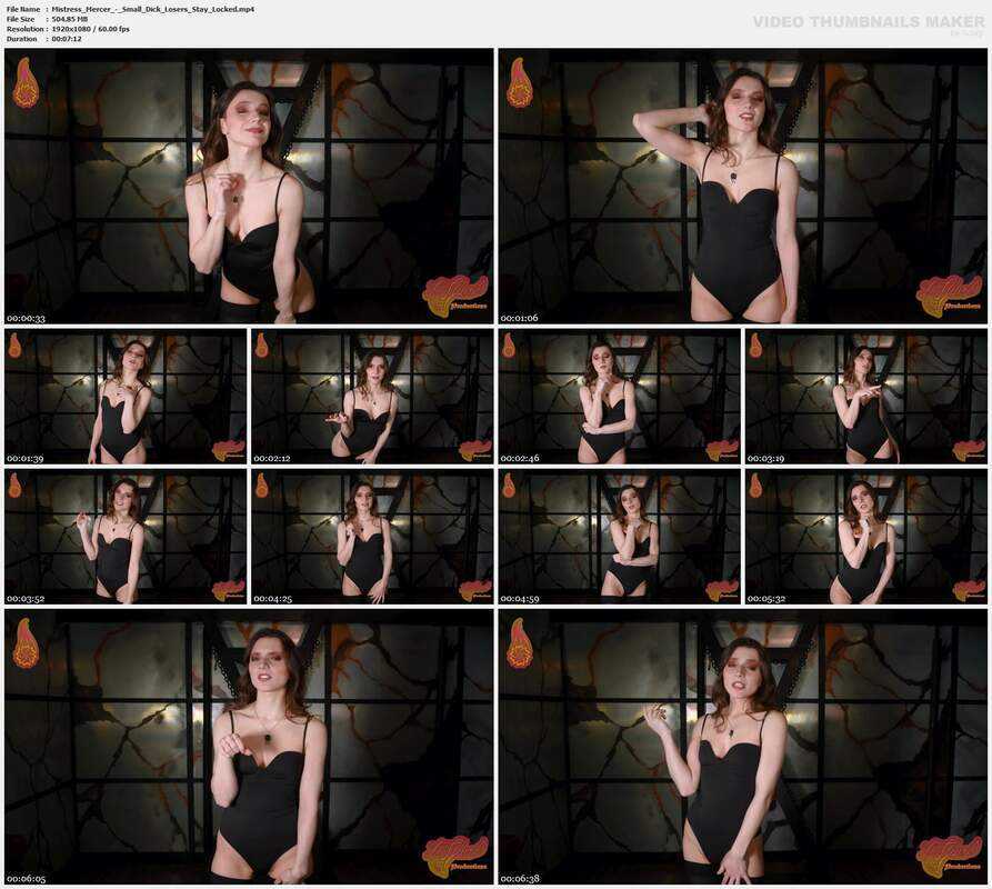 Mistress Mercer - Small Dick Losers Stay Locked Mistress Mercer - Small Dick Losers Stay Locked