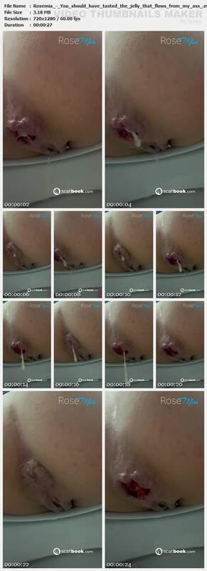 Rosemia - You should have tasted the jelly that flows from my ass