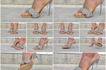 AtomicToez - Giantess in High Heeled Mules and Tiny Squish