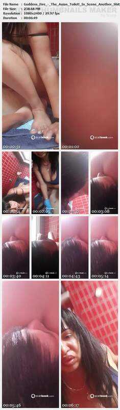 Goddess Fire - The Asian Toilet! In Scene Another Shit Movie